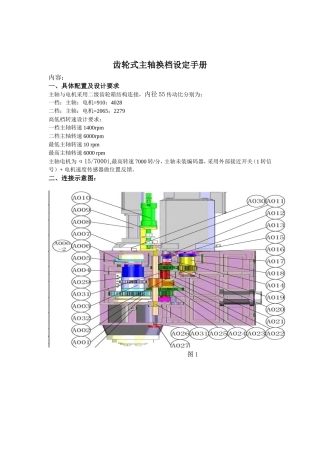 发那科齿轮式主轴换挡设置手册
