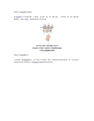 变速器和同步器图解