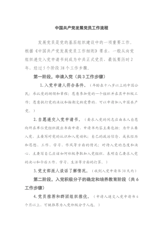 发展党员流程图