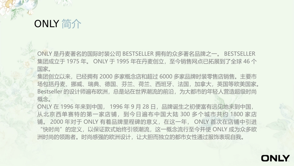 ONLY市场调研报告_第2页