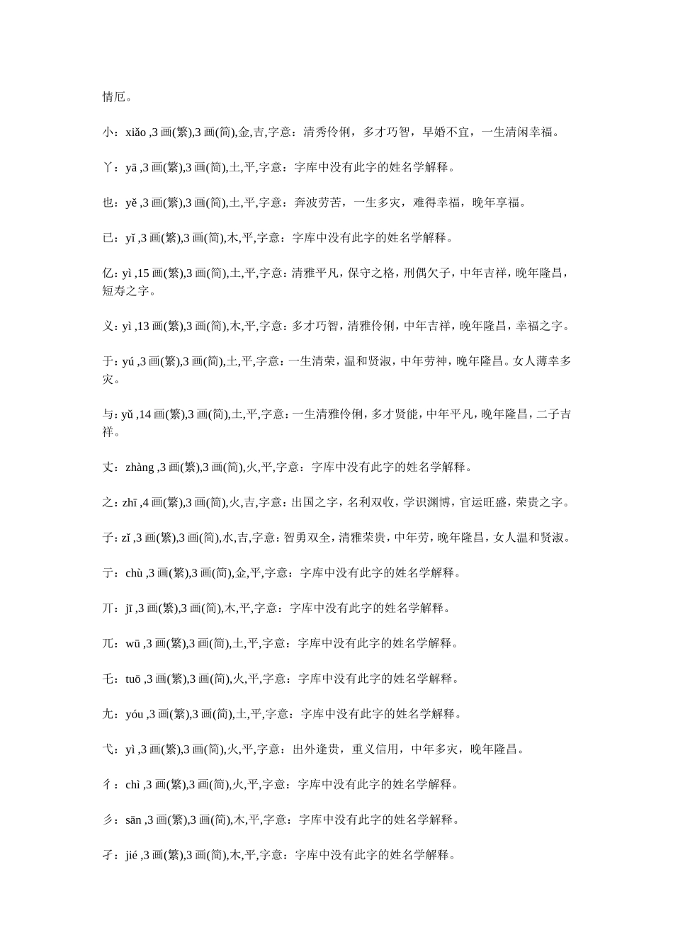 取名常用汉字-3画_第3页