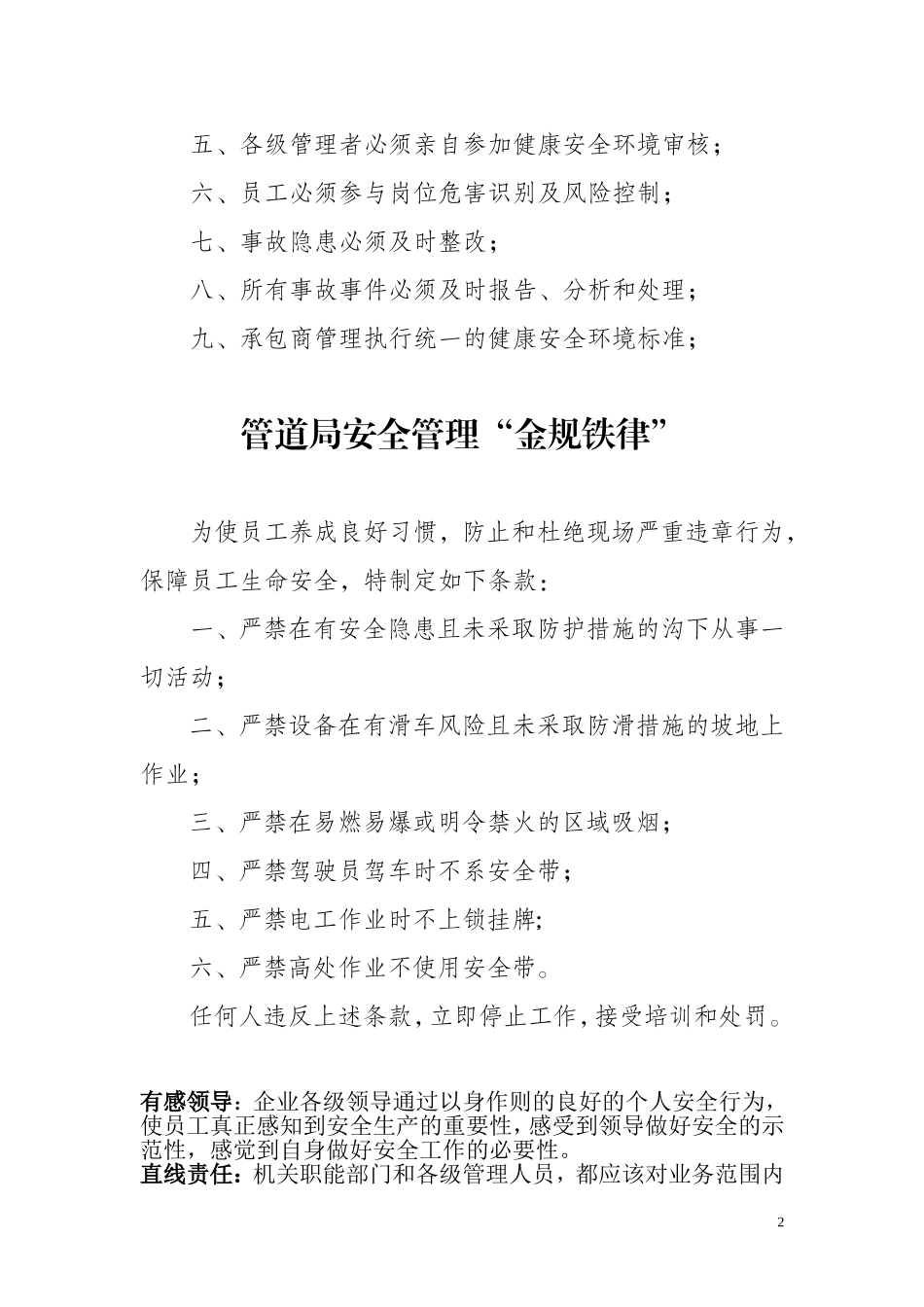 反违章禁令、九项原则、六条禁令、金规铁律等_第2页