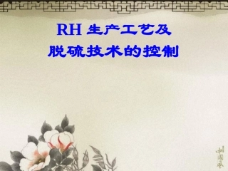 RH生产工艺及脱硫技术的控制