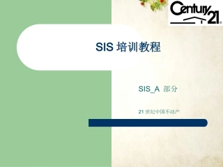 SIS系统培训教程8
