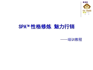 SPA培训教程