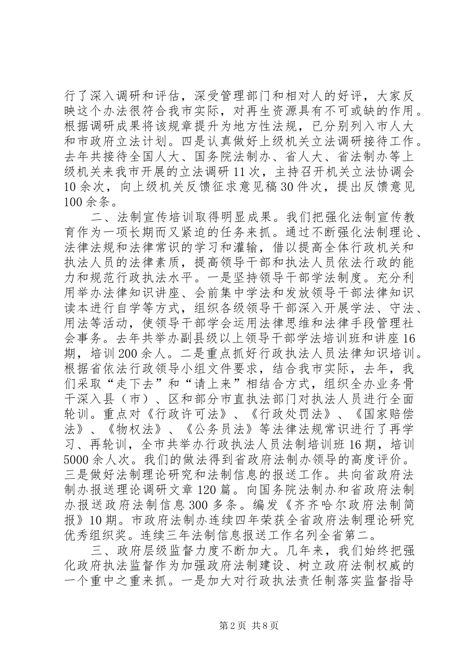 市政府班子工作总结_第2页