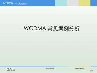 WCDMA常见案例分析