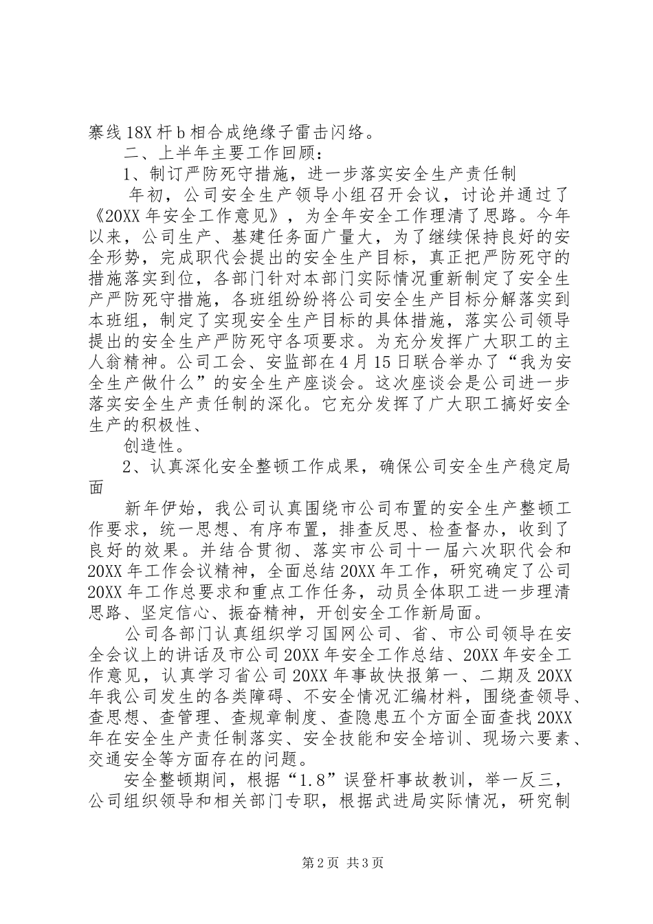 市政府电力安全工作总结_第2页