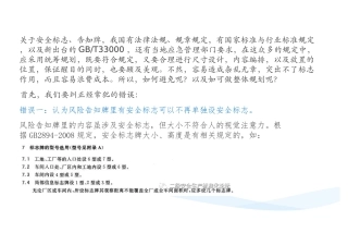 安全标志设计原则分类及排序规则一次说清楚
