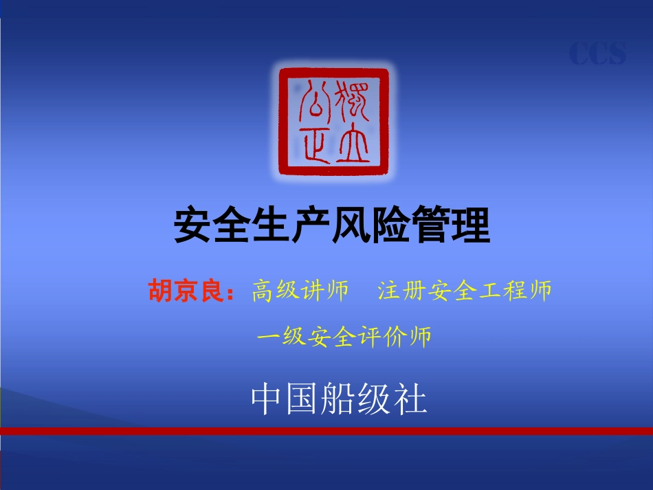 安全风险管理_第1页