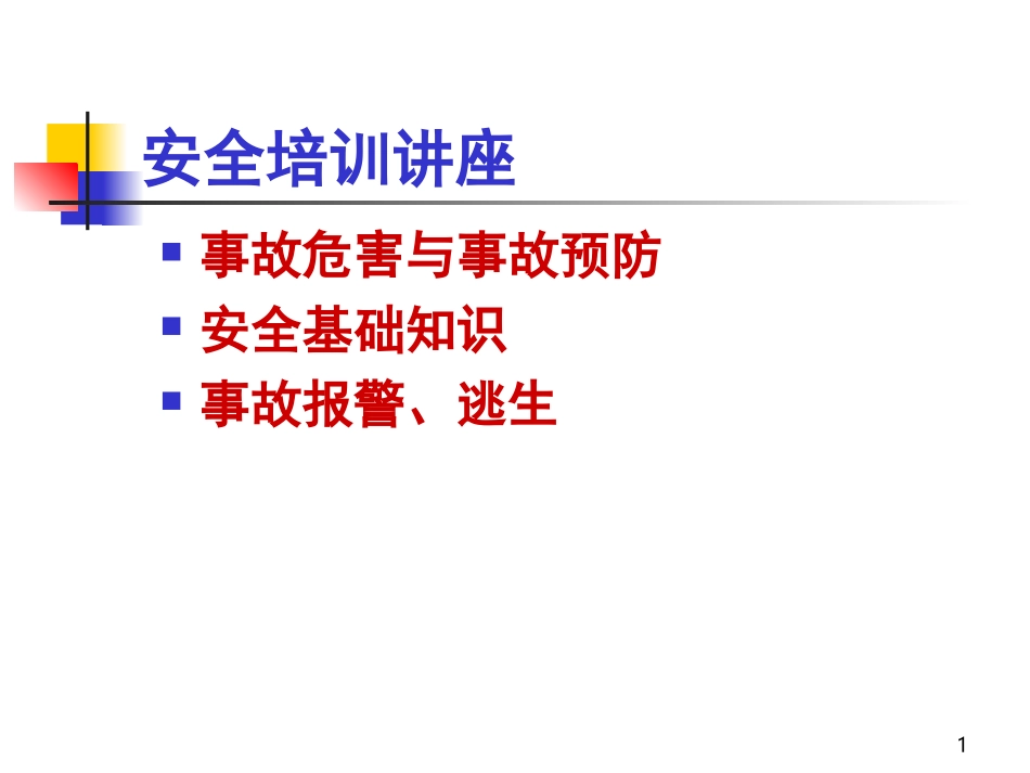 安全生产专业讲座_第1页