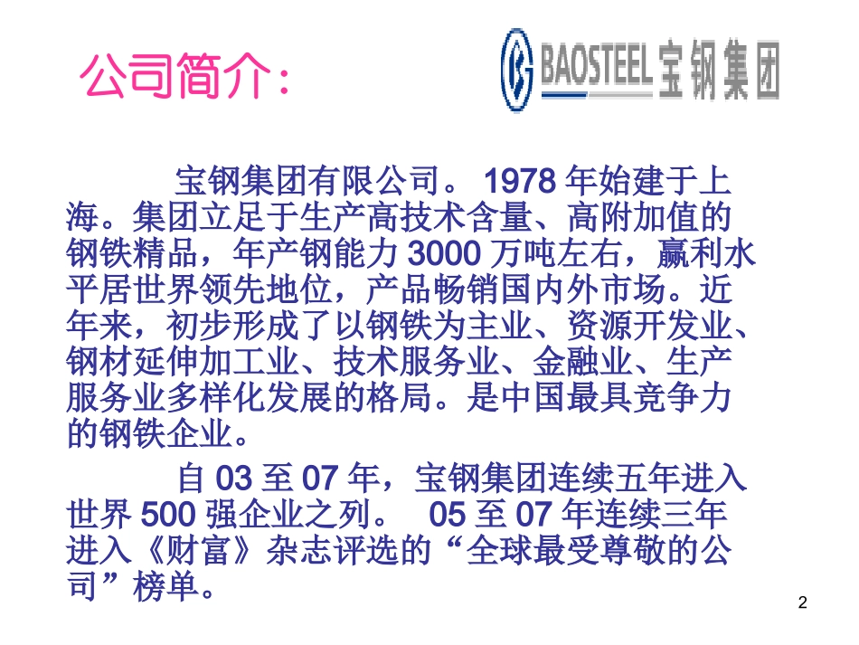 宝钢集团分析报告_第2页