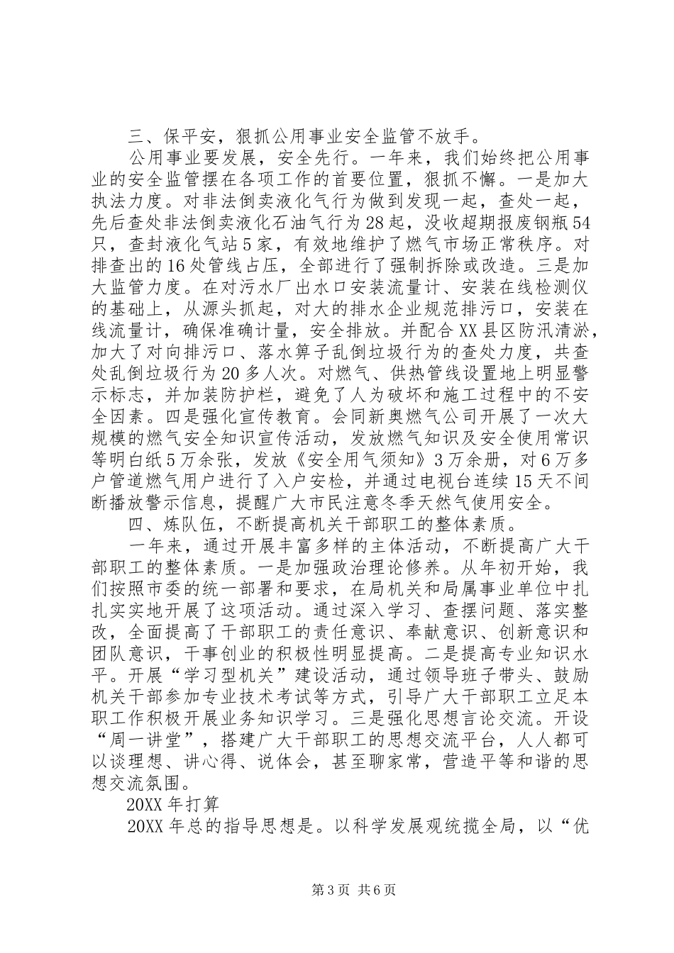 市政局工作总结与工作要点_第3页