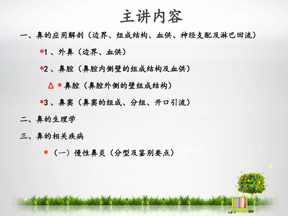 鼻科学课件鼻的解剖_第3页