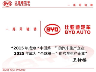 比亚迪企业文化