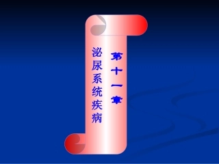 病理泌尿系统疾病