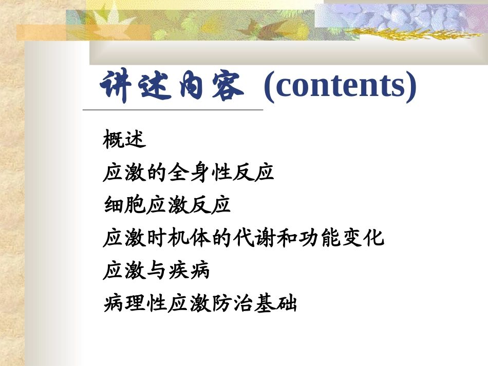 病理生理学应激课件_第2页