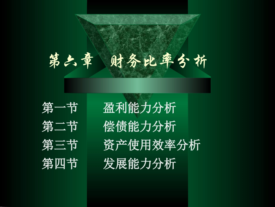 财务比率分析_第1页