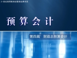财政总预算会计