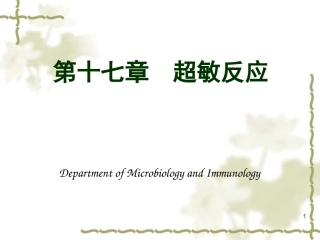 超敏反应医学免疫学