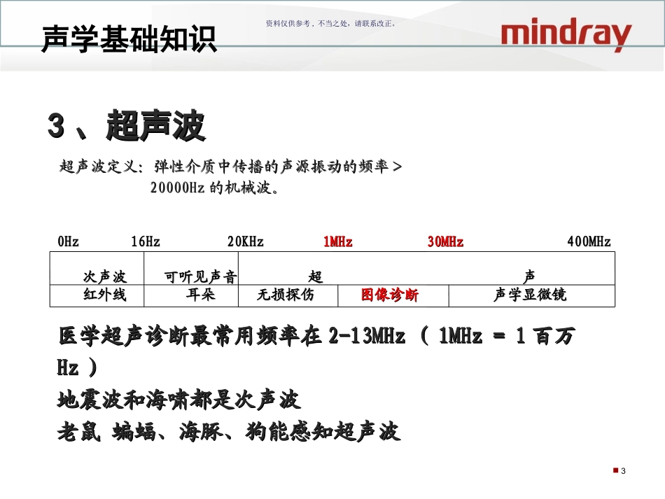 超声基础知识迈瑞_第3页