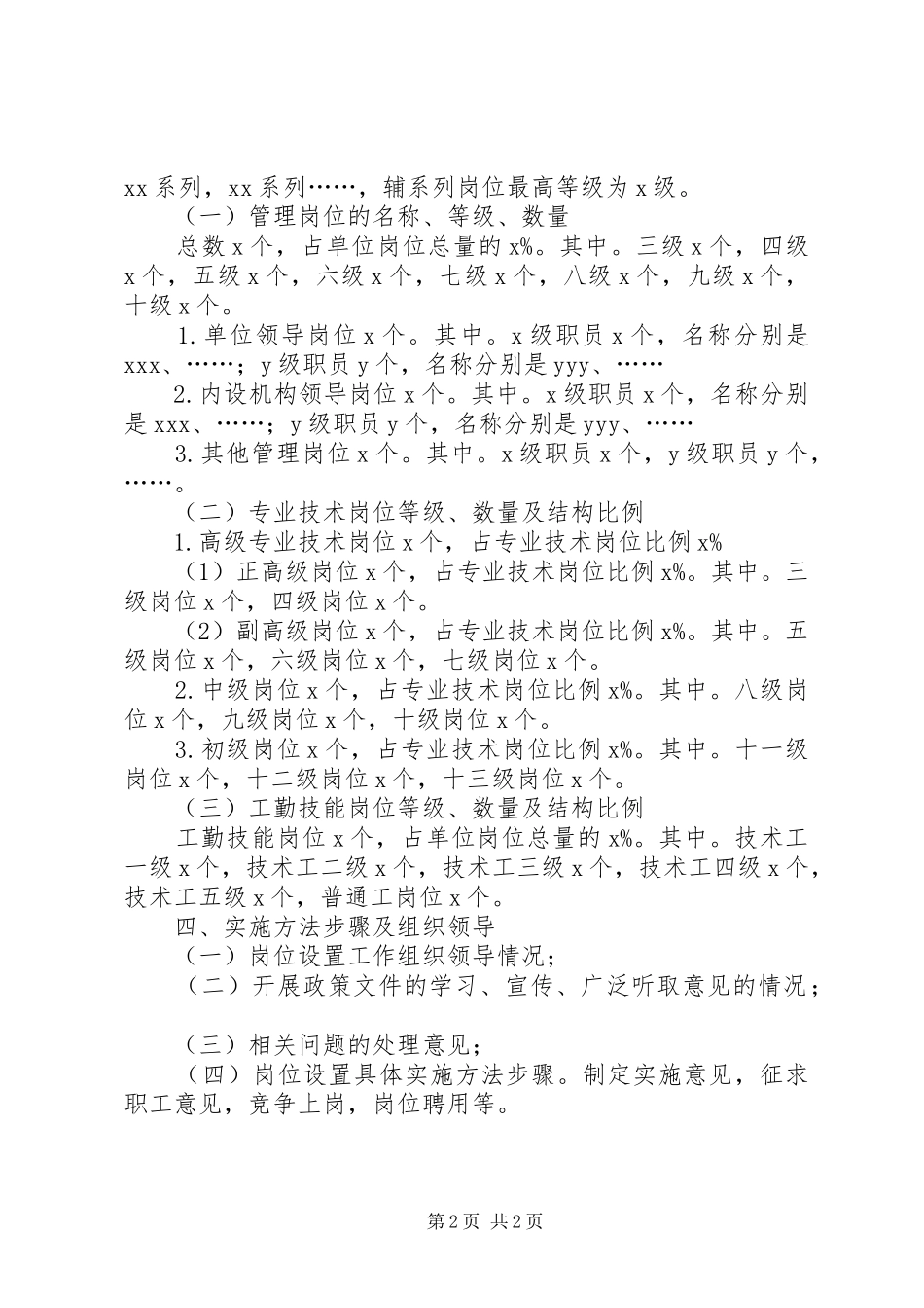 事业单位岗位设置致辞_第2页