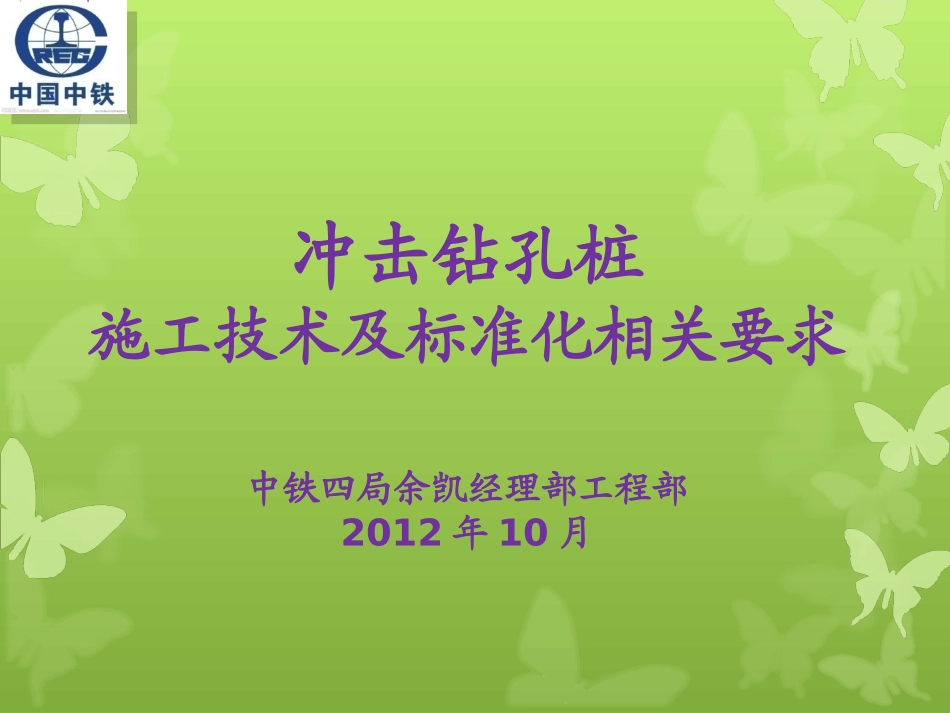 冲击钻孔桩施工技术及标准化要求_第1页