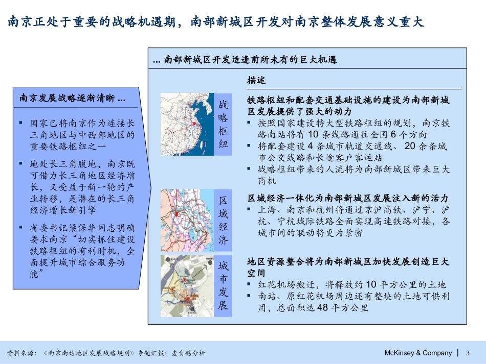 打造南京城市第三极南京南部新城区规划项目建议书_第3页