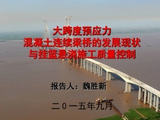 大跨度连续刚构桥讲义