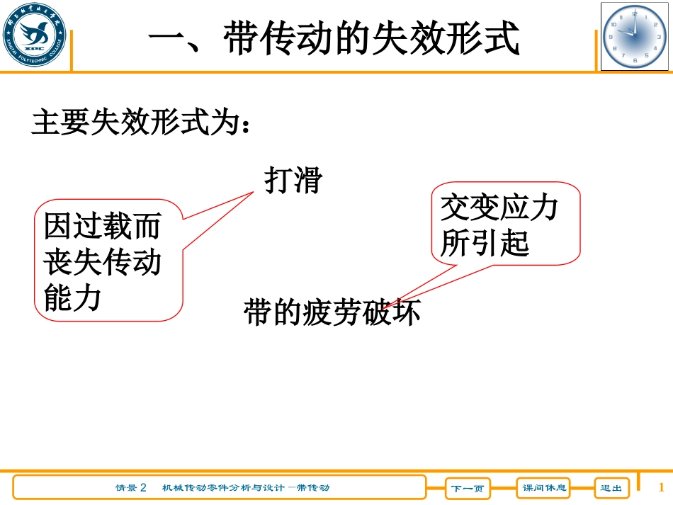 带传动的设计计算精_第1页