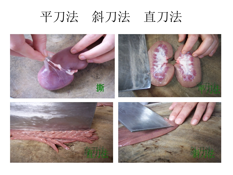 刀工和刀法专题培训课件_第2页