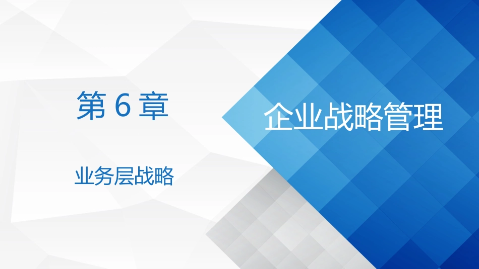 第6章企业战略管理_第1页