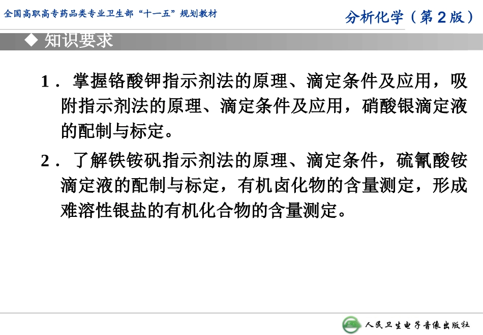 第五章沉淀滴定法_第3页