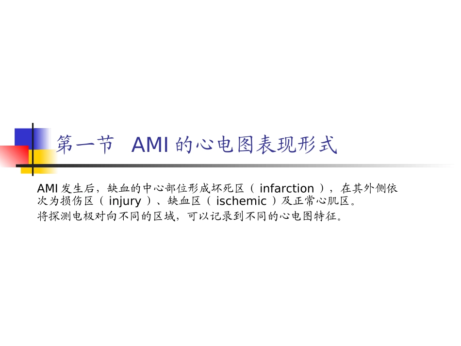 典型急性心肌梗死与不典型急性心肌梗死心电图特征的鉴别_第3页