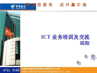 电信ICT业务培训及交流文档资料