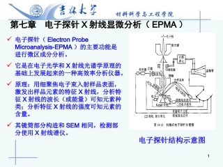 电子探针X射线显微分析EPMA