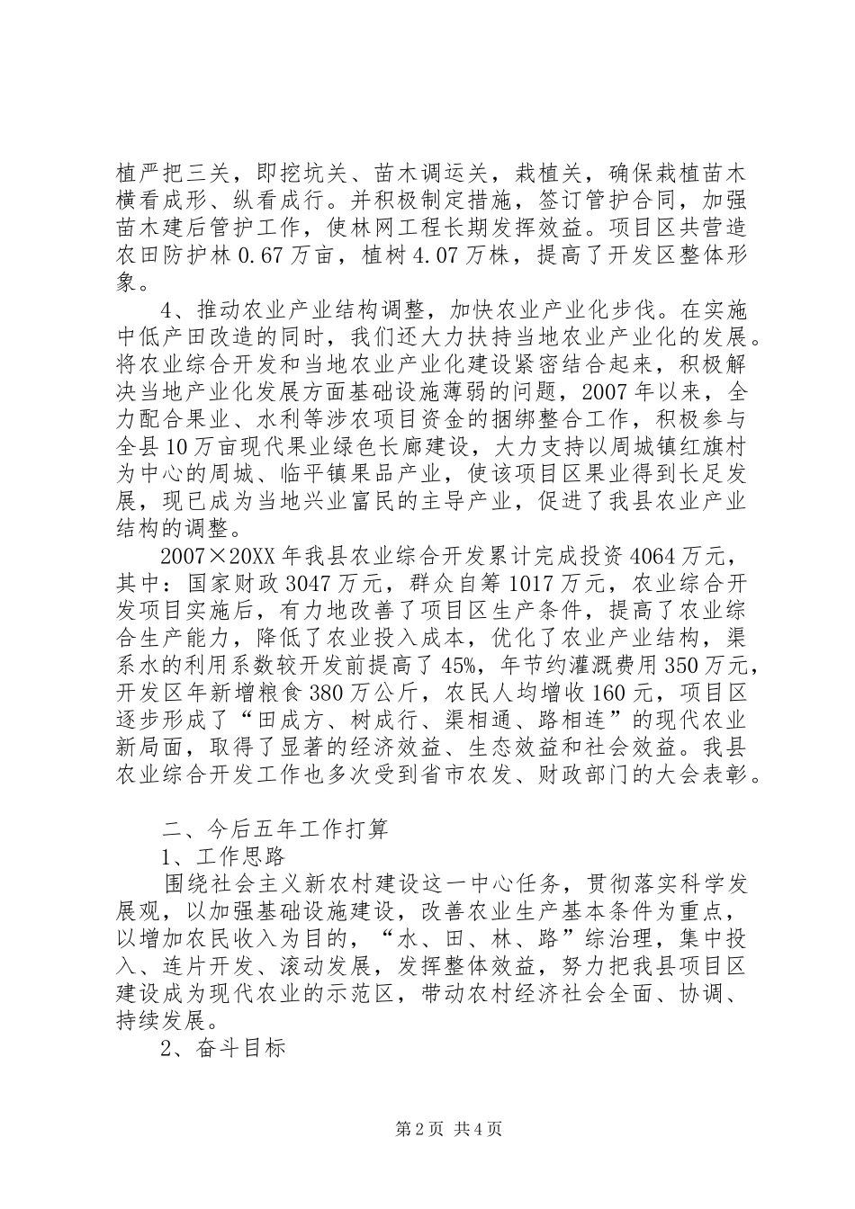 农发办工作总结及工作打算_第2页