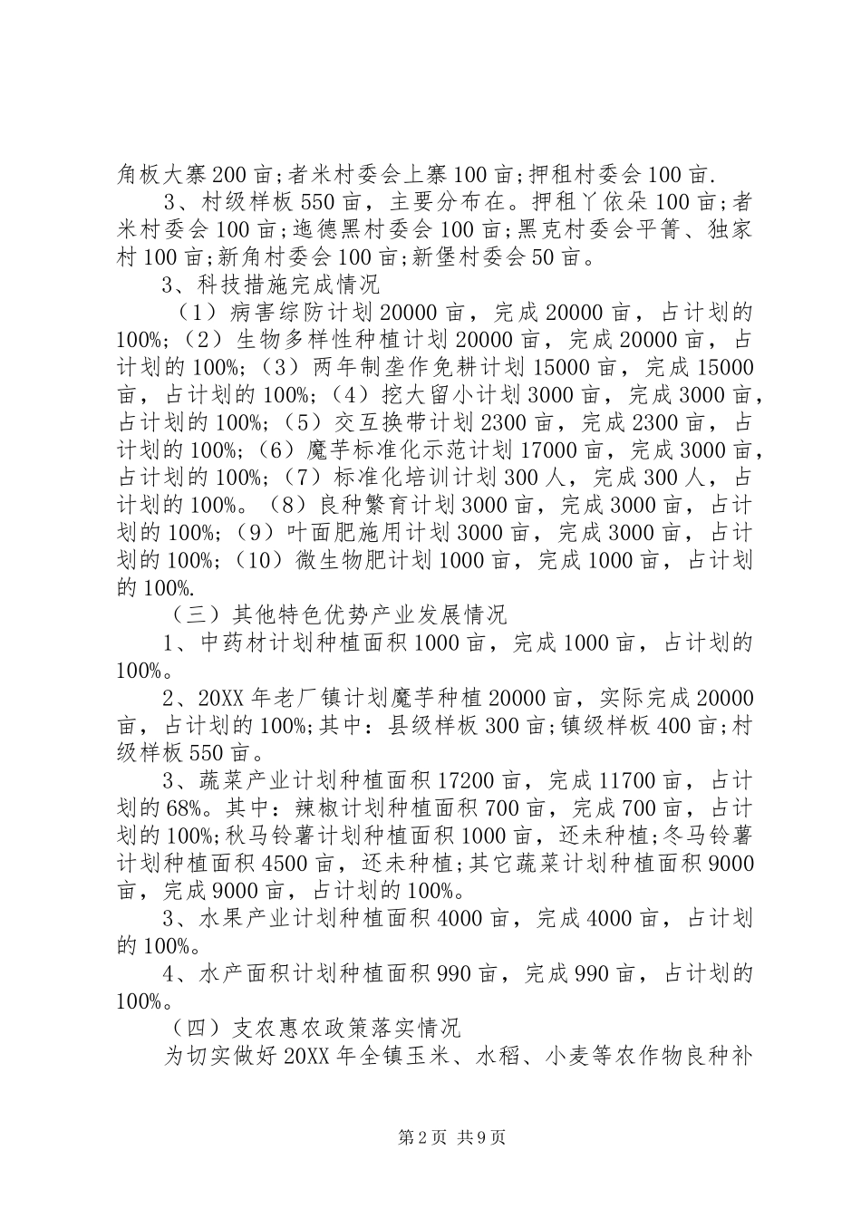 农技站半年工作总结_第2页