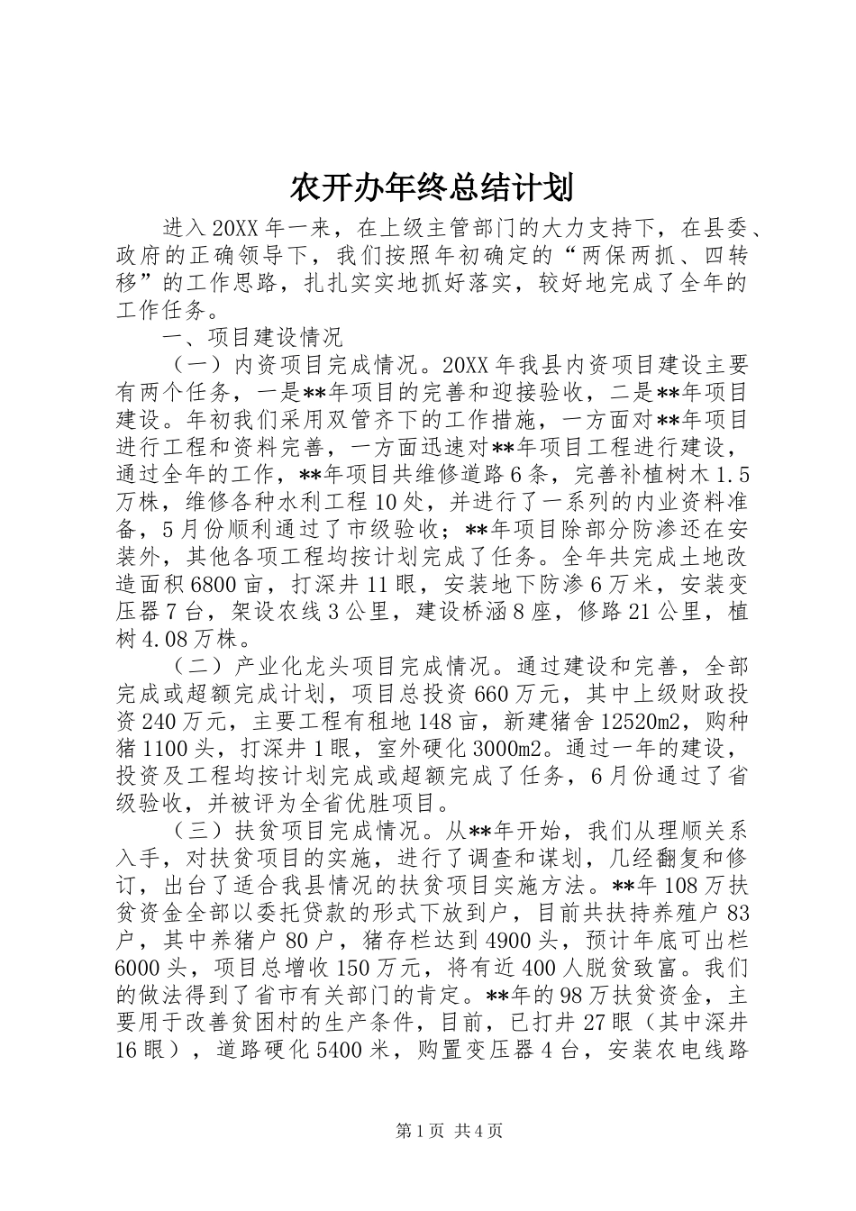 农开办年终总结计划_第1页