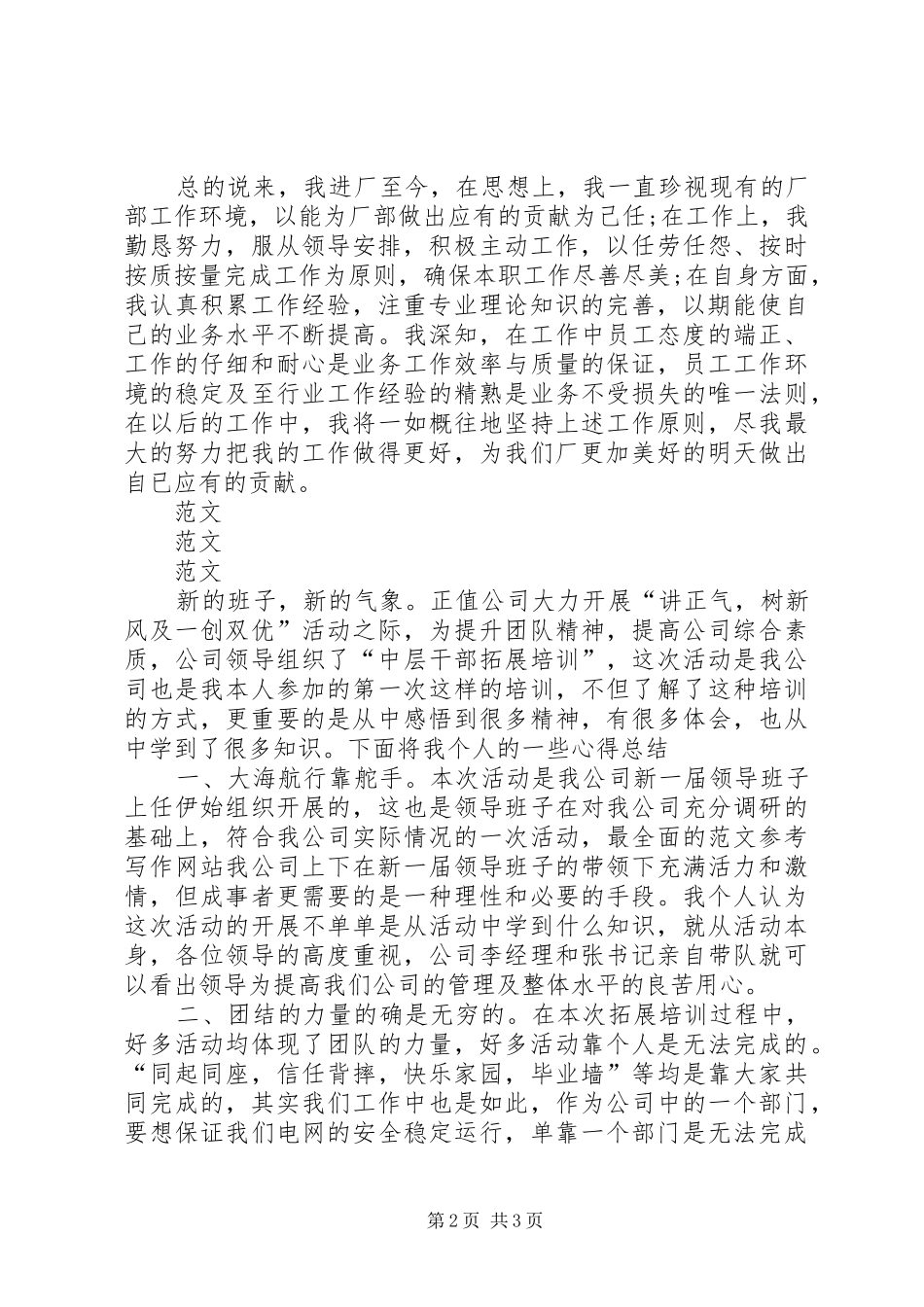 企业中层干部终总结_第2页