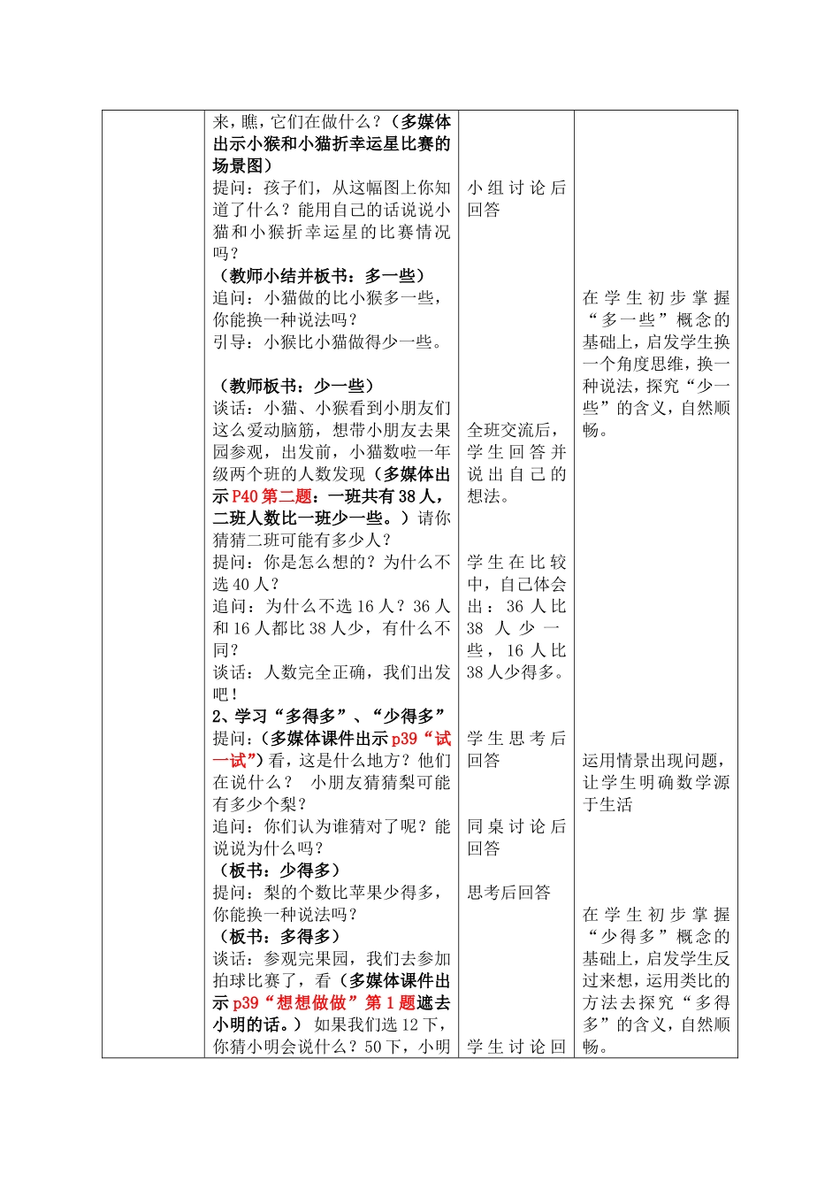 《多一些、少一些、多得多、少得多》教学案_第2页