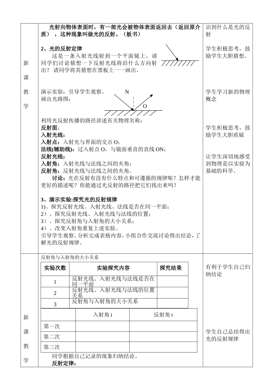 《光的反射》教案设计_第2页