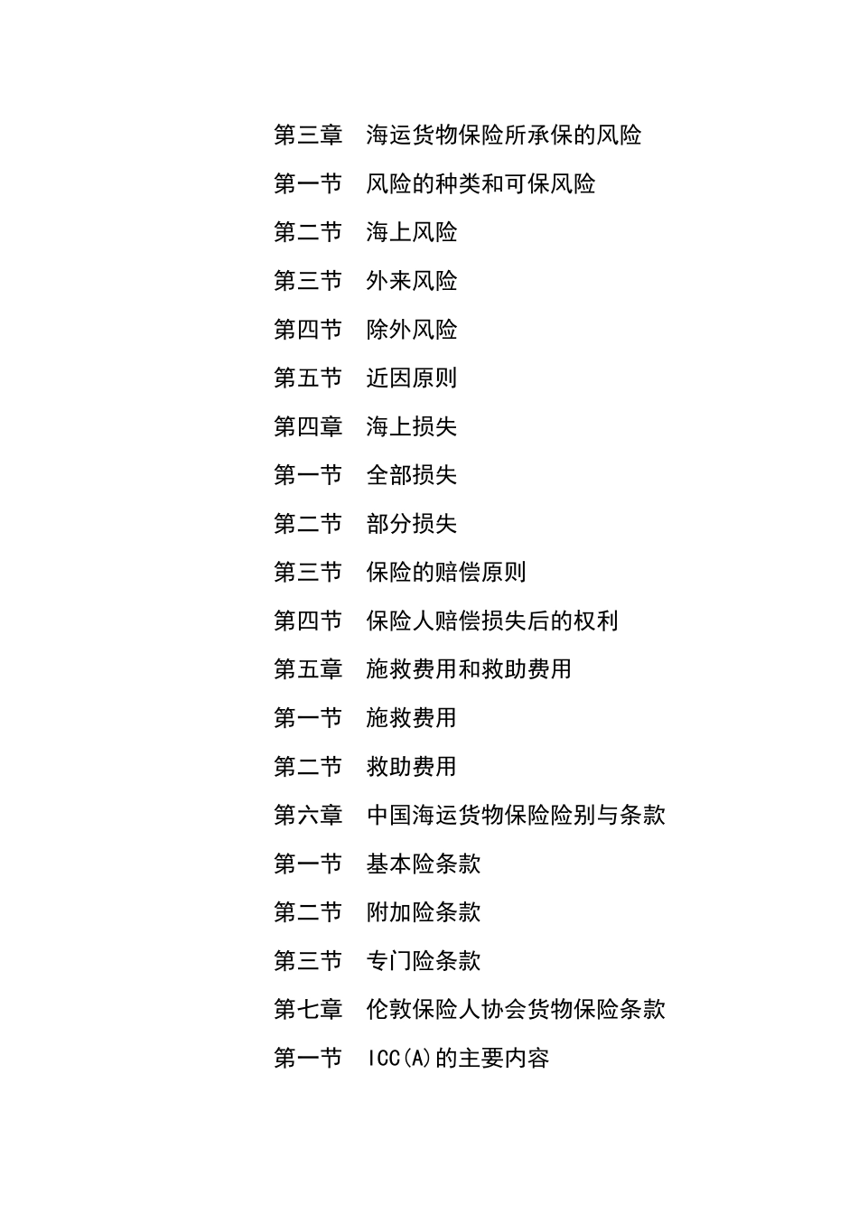《国际运输货物保险》课程提纲_第2页