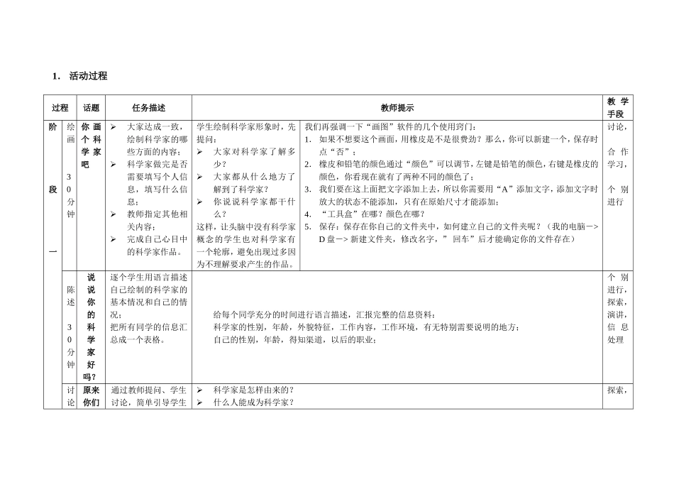 “我眼中的科学家形象”活动方案_第3页