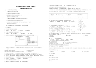 高职单招信息技术考试复习提纲七计算机解决问题的基本过程