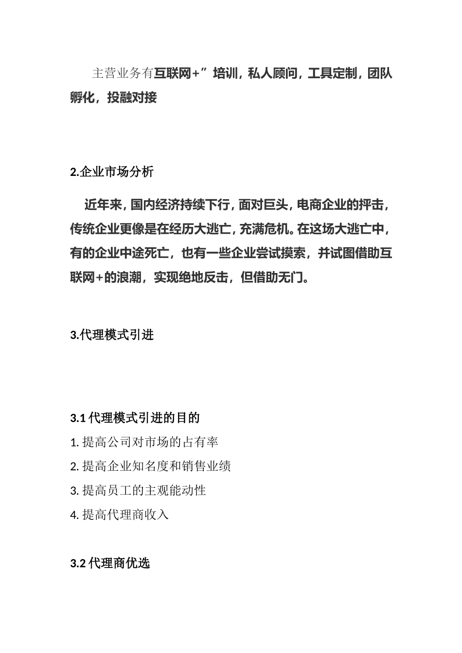 《某某代理体系商业策划书》_第2页