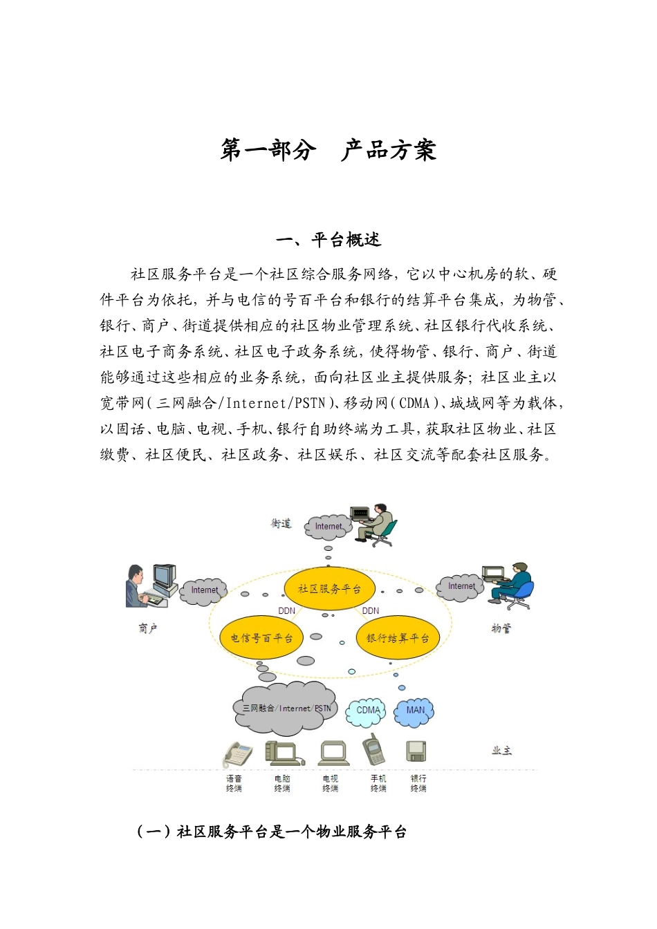 天翼智能社区服务平台设计方案_第3页