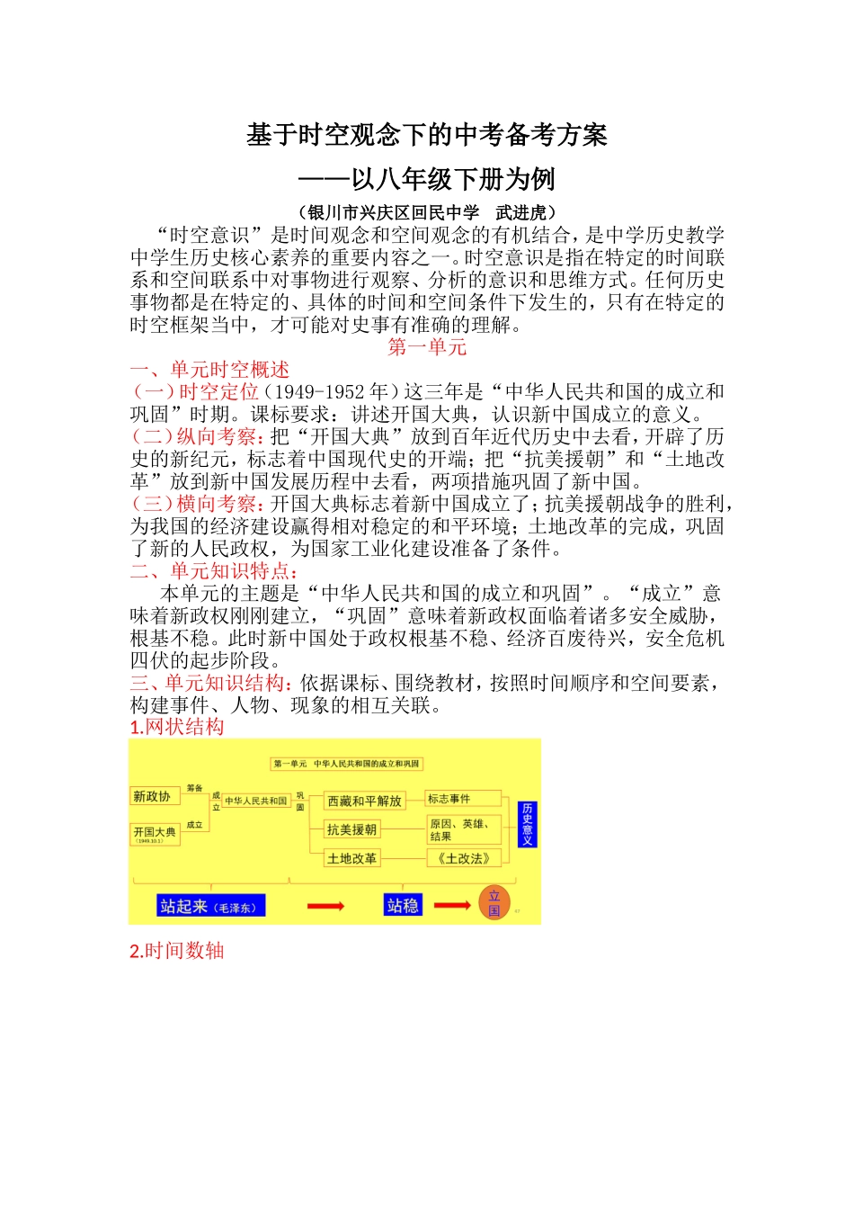 基于时空观念下的中考备考方案_第1页