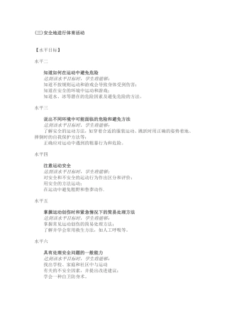 安全地进行体育活动