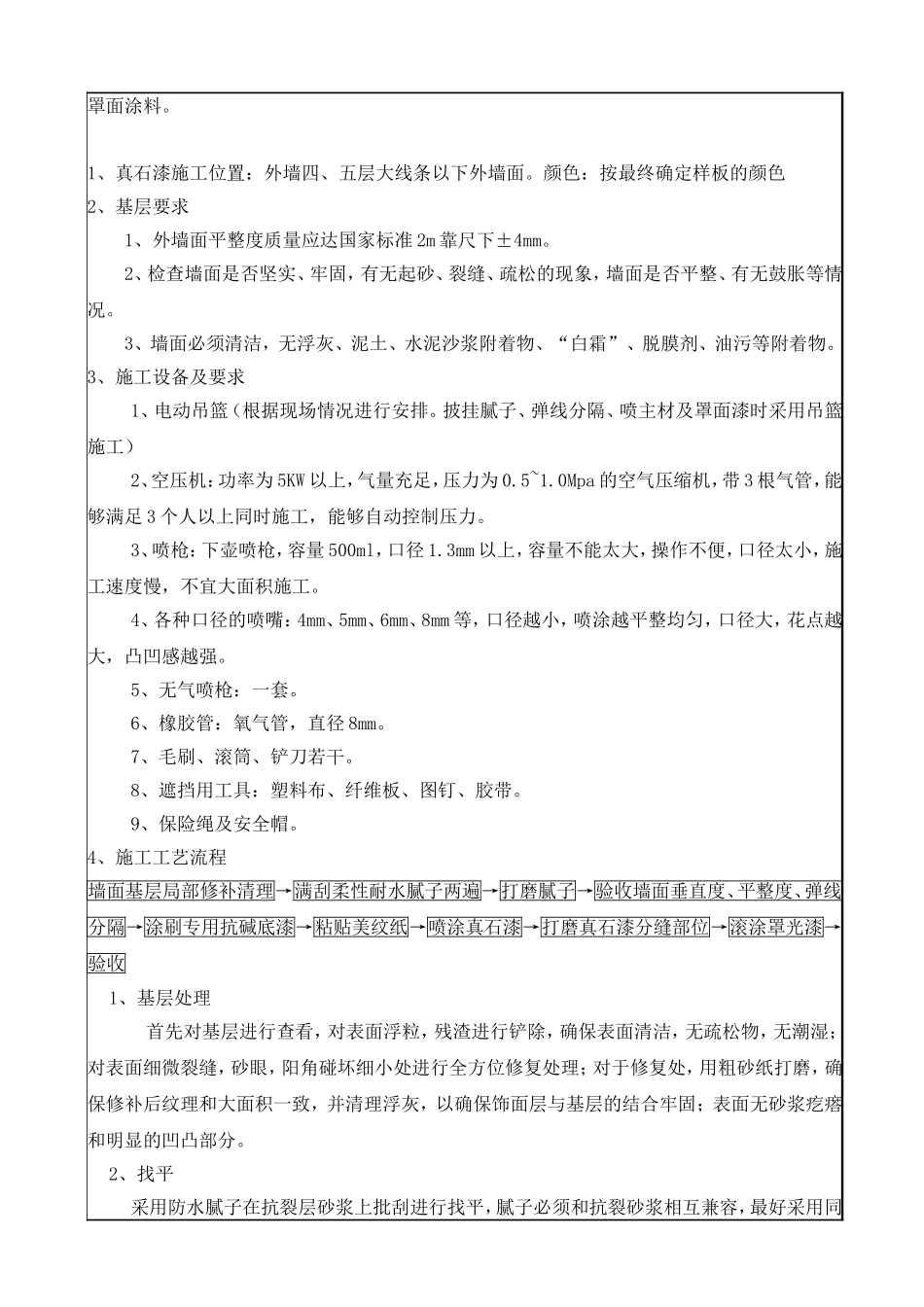 墙面涂料技术交底_第2页